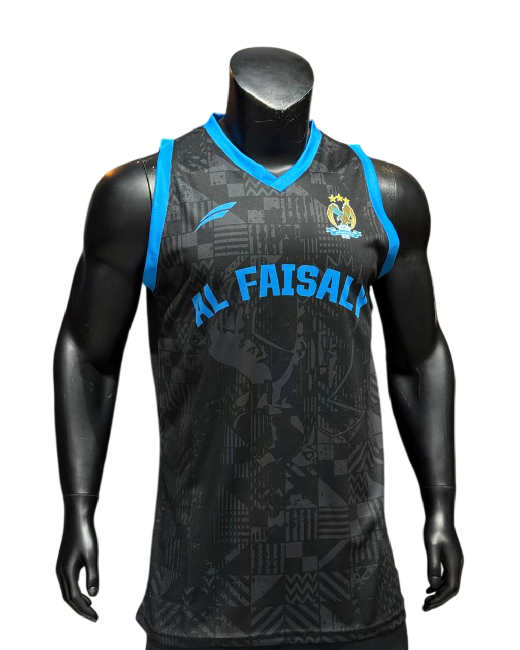 Al-Faisaly Basketball T-Shirt – Away Black&nbsp;