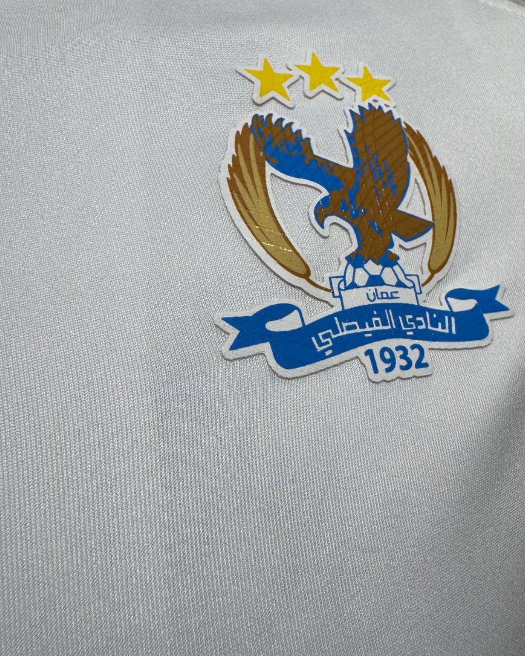 White Sweatshirt with Al-Faisaly Club Logo