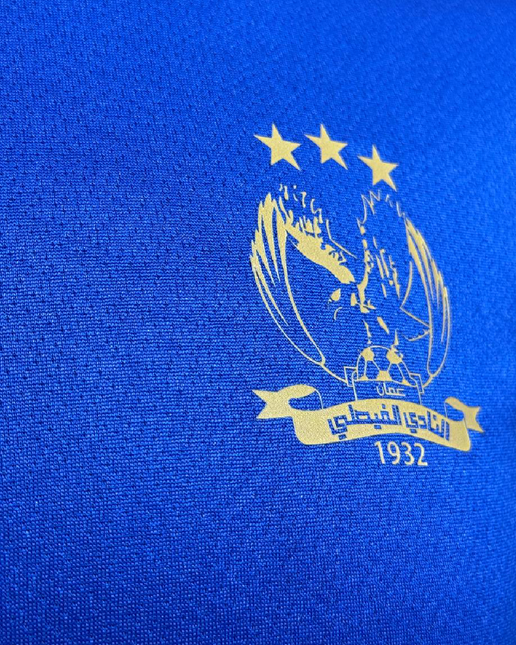 Al-Faisaly Gold &amp; Blue Training Shirt