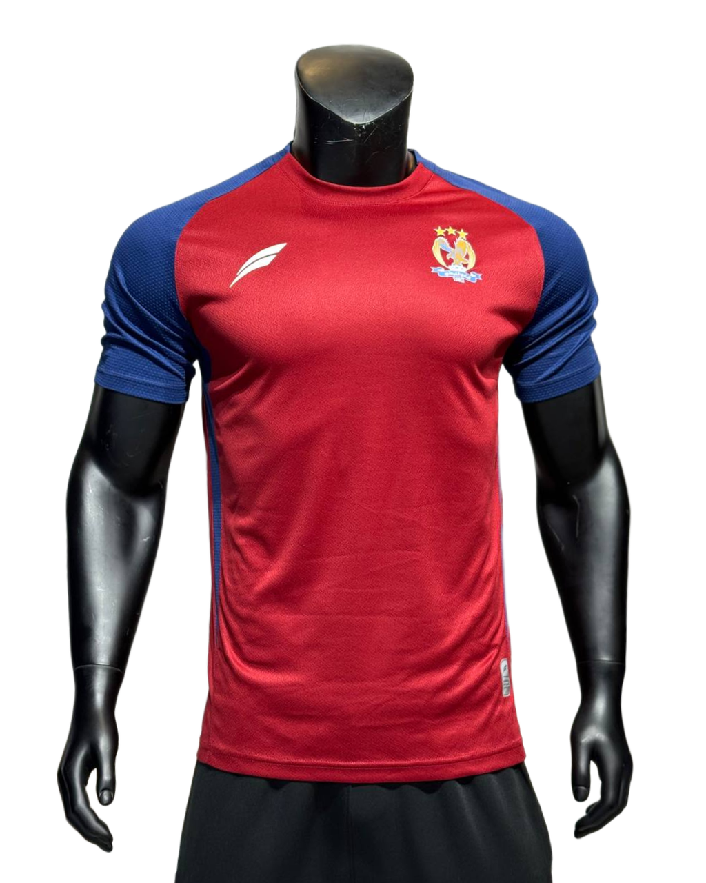 Al-Faisaly Red &amp; Dark Blue Training Shirt