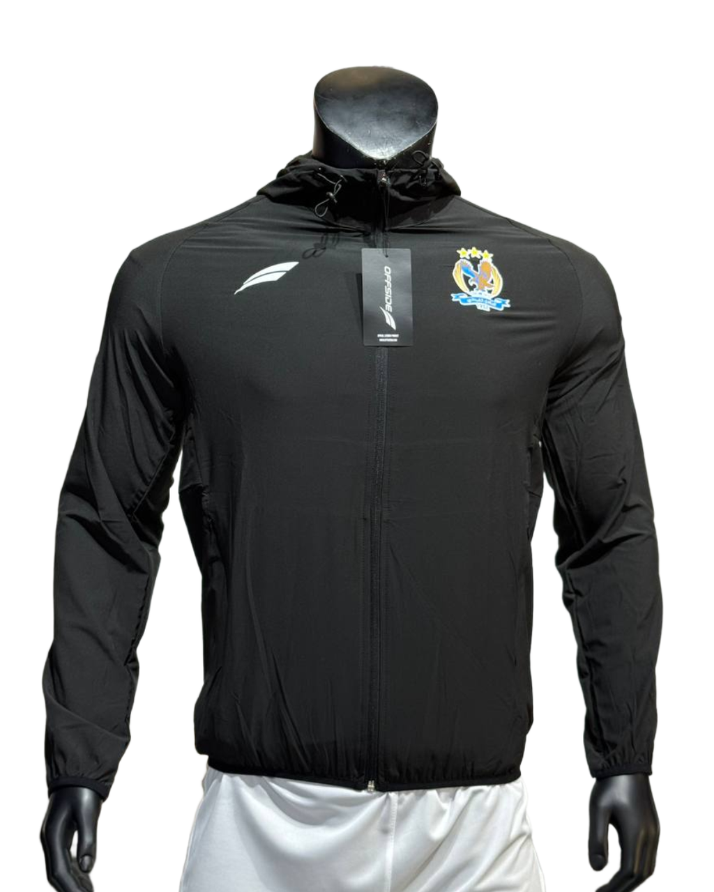 Al-Faisaly Black Waterproof Jacket